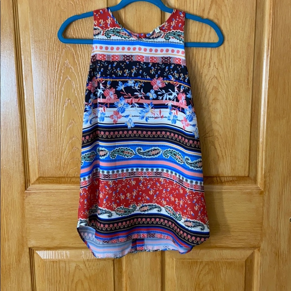 Emma&Olivia - Multi-Printed Tank - Size M